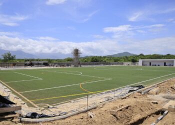 Trabajos en Parque de la Paz Kevin Cordón avanzan en un 90 %