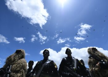 Presentación de la Unidad Especial de Drones de la Policía Nacional Civil