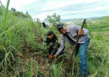 El Ejército de Guatemala promueve actividades de reforestación en distintos departamentos del país.