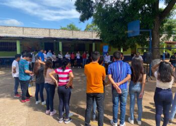 Jóvenes de Santa Rosa se capacitan. /Foto: MSPAS