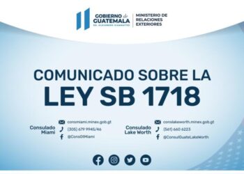 Gobierno de Guatemala informa y orienta a connacionales en Florida, EE. UU., sobre la ley SB 1718