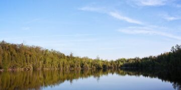 El lago Crawford será crucial en el análisis de la transición al Antropoceno. / Foto: McMaster University, Canadá.