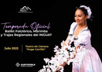 Temporada Oficial del Ballet Folclórico, Marimba y trajes típicos .