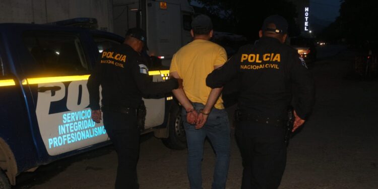 PNC reporta captura de 50 personas en las últimas 24 horas