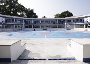 Escuela de la Reforma en Santa Cruz Muluá, Retalhuleu. /Foto: Dickéns Zamora