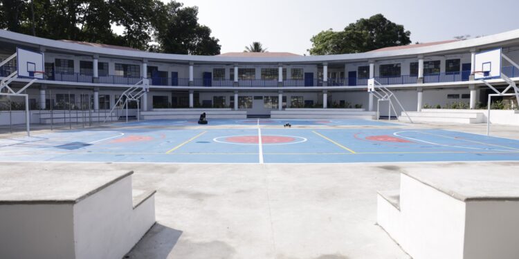 Escuela de la Reforma en Santa Cruz Muluá, Retalhuleu. /Foto: Dickéns Zamora