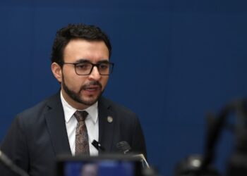 El secretario de Comunicación Social abordó el respaldo al proceso de transición. / Foto: José Archila.