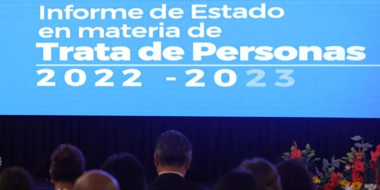 Gobierno de Guatemala presento el informe de estado en materia de trata de personas.