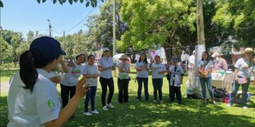 El evento sobre lactancia materna tuvo lugar en la avenida Las Américas. / Foto: MSPAS.