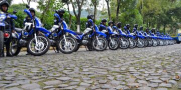 Fortalecen acciones de seguridad con la entrega de motocicletas en Sacatepéquez