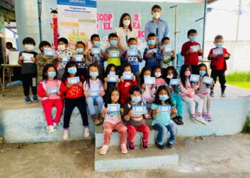 Efectúan medición de peso y talla a niños de establecimientos de San Marcos