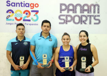Este es el equipo de raquetbol que representará a Guatemala en los Juegos Panamericanos