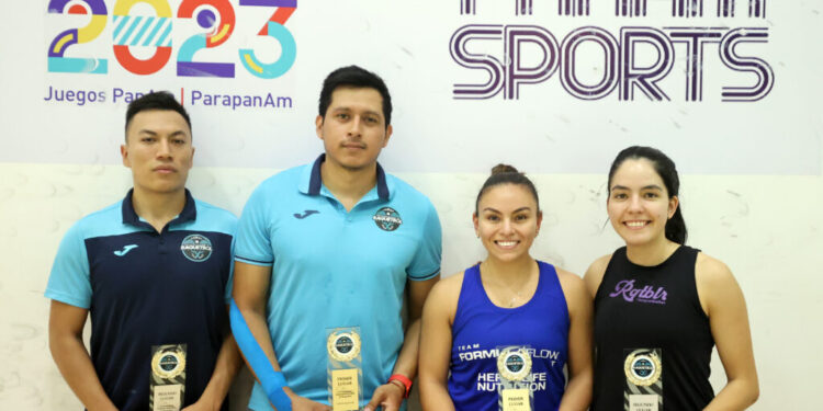 Este es el equipo de raquetbol que representará a Guatemala en los Juegos Panamericanos