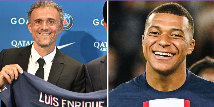 Luis Enrique espera a Mbappé