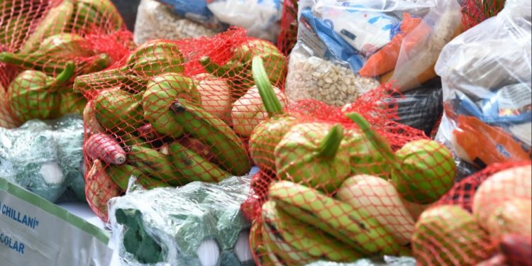 Entrega de alimentación escolar