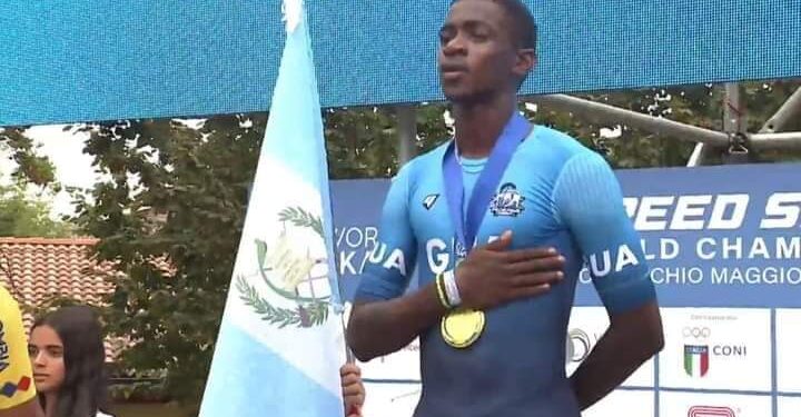 Faberson Bonilla se baña en oro en el Campeonato Mundial de Patinaje