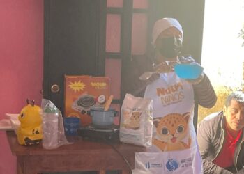 Entregan Alimento Fortificado Complementario en Totonicapán. /Foto: MSPAS