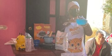 Entregan Alimento Fortificado Complementario en Totonicapán. /Foto: MSPAS