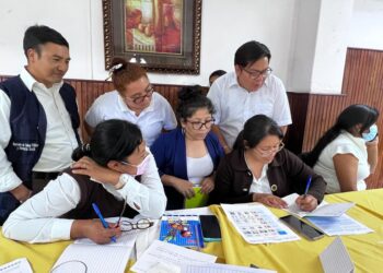 Capacitan a personal salubrista para la atención en nutrición. /Foto: MSPAS