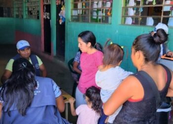Jornada de nutrición en Amatitlán. /Foto: MSPAS