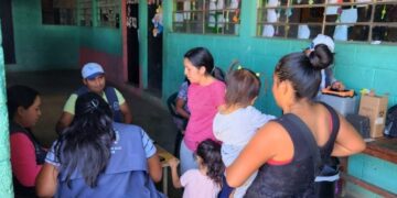 Jornada de nutrición en Amatitlán. /Foto: MSPAS