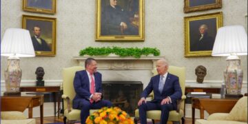 Presidentes de Costa Rica y Estados Unidos