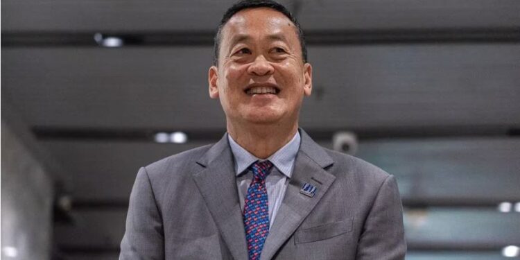 Primer ministro de Tailandia, Srettha Thavisin.