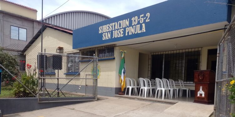 Nueva subestación de la PNC en San José Pinula