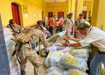 Continúa entrega de ayuda humanitaria a Santa Cruz Barillas, Huehuetenango