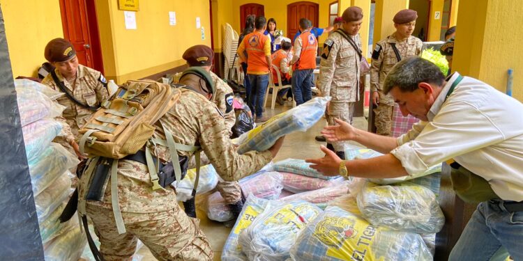 Continúa entrega de ayuda humanitaria a Santa Cruz Barillas, Huehuetenango