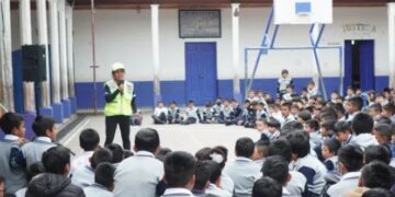 Estudiantes de Totonicapán son capacitados en educación vial