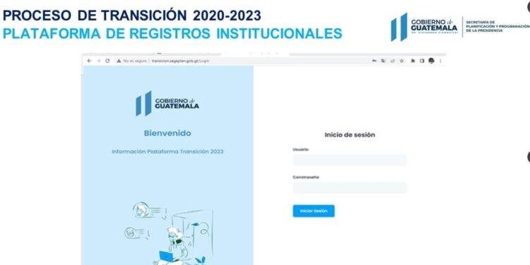 Segeplan habilitó plataforma digital para proceso de transición