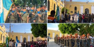 Suchitepéquez se une a la conmemoración de Día de la Bandera