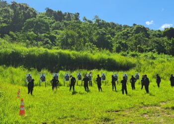 Agentes de Dipanda de la PNC desarrollaron prácticas de tiro real