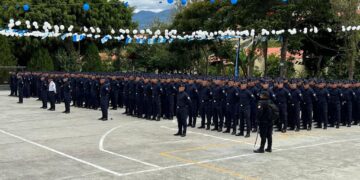 Promoción 55 de academia de la PNC en Huehuetenango comienza formación