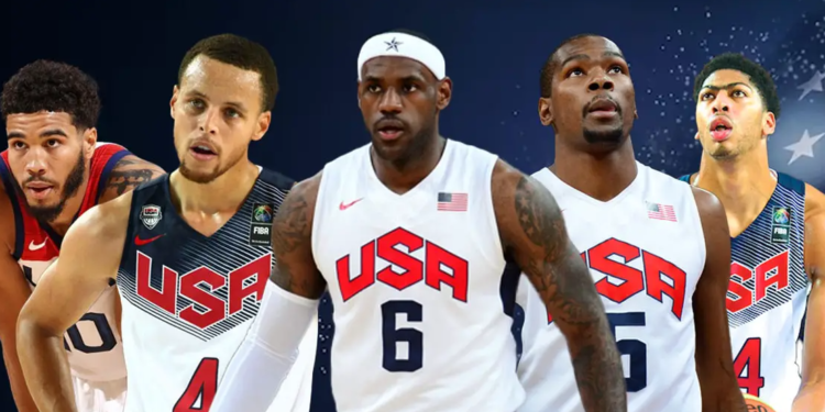 LeBron James, decidido a disputar los Juegos de París con Curry, Durant, Davis y Tatum