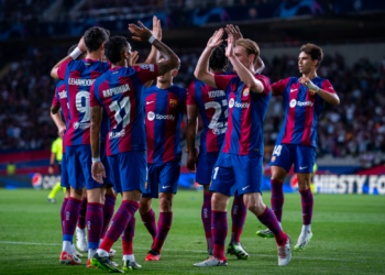 El Barcelona gana, gusta y golea en su debut de Champions