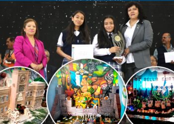 Premian altares patrios de establecimientos e instituciones en San Marcos