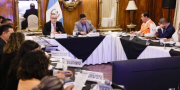 Presidente Alejandro Giammattei lidera reunión del Consejo Nacional del Cambio Climático