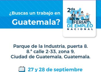 Se aproxima la Segunda Feria de Empleo Nacional en ciudad de Guatemala