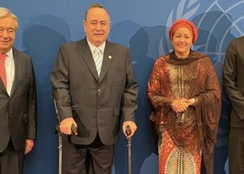 Presidente Alejandro Giammattei se reúne con el secretario general de la ONU