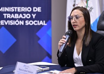 Viceministra de Administración del Trabajo anunció resultados de diversas acciones. / Foto: Álvaro Interiano.