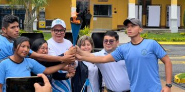 La Antorcha Centroamericana por la Paz y la Libertad llegará a Jutiapa. / Foto: Carlos Jacinto.