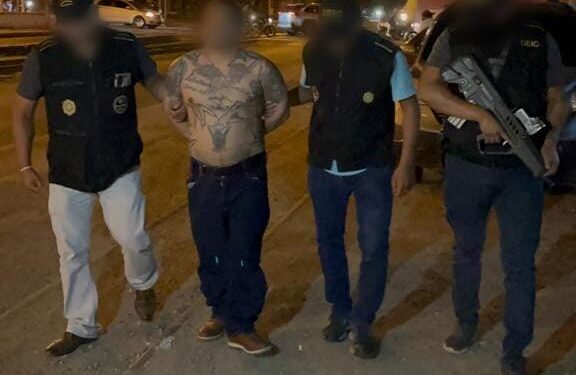 PNC recaptura a Presunto marero salvatrucha