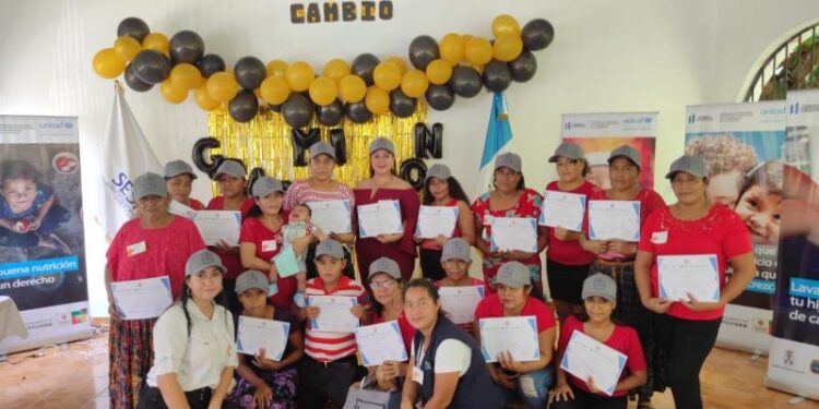 1,540 guatemaltecos se convierten en agentes de cambio. /Foto: SESAN