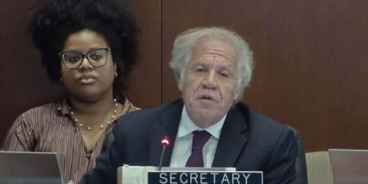 Secretario de la OEA informa sobre proceso de transición de Gobierno