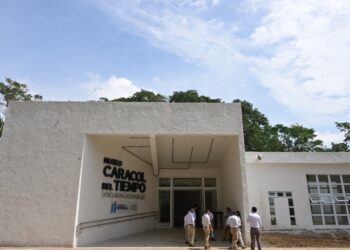 Entregan museo Caracol del Tiempo. /Foto: Álvaro Interiano