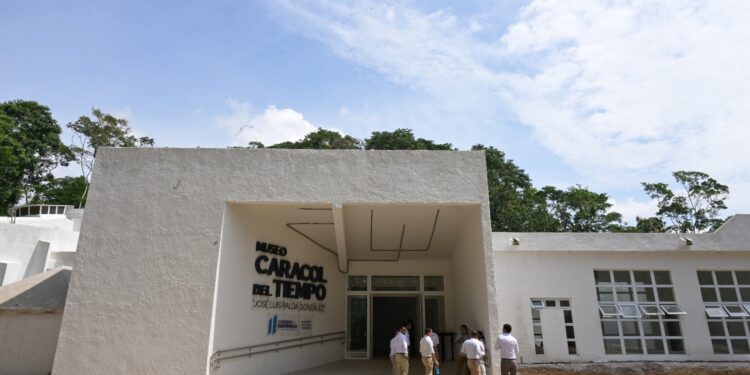 Entregan museo Caracol del Tiempo. /Foto: Álvaro Interiano