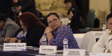 Representante de las organizaciones de mujeres. /Foto: Gilber García