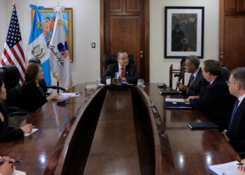 Presidente Giammattei se reúne con funcionarios de Estados Unidos